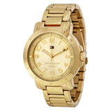 Tommy Hilfiger Bella Gold Dial Gold Steel Strap Watch for Women - 1781395 Authentic Buy Shop Now