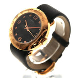 Marc Jacobs Amy Black Dial Black Leather Strap Watch for Women - MBM1225 Authentic Buy Shop Now