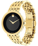 Movado Esperanza Museum 39mm Black Dial Stainless Steel Watch For Men - 0607059 Authentic Buy Shop Now