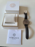 Versace Casual Chronograph Grey Dial Brown Leather Strap Watch for Men - VERG001-18 Authentic Buy Shop Now