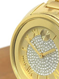 Movado Bold Pave Gold Dial Gold Steel Strap Watch For Women - 3600255 Authentic Buy Shop Now