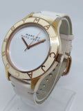 Marc Jacobs Blade White Dial White Leather Strap Watch for Women - MBM1179 Authentic Buy Shop Now