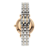 Emporio Armani Gianni T-Bar Silver Dial Two Tone Steel Strap Watch For Women - AR11293 Authentic Buy Shop Now
