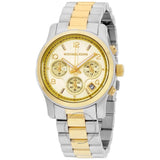 Michael Kors Runway Gold Dial Two Tone Steel Strap Watch for Women - MK5137 Authentic Buy Shop Now
