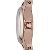 Marc Jacobs Henry Dinky Blue Dial Rose Gold Steel Strap Watch for Women - MBM3204 Authentic Buy Shop Now