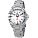 Tag Heuer Aquaracer Quartz White Dial Silver Steel Strap Watch for Men - WBD1111.BA0928 Authentic Buy Shop Now