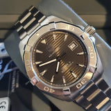 Tag Heuer Aquaracer Automatic Anthracite Grey Dial Silver Steel Strap Watch for Men - WAY2113.BA0928 Authentic Buy Shop Now