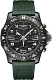 Breitling Endurance Pro Black Dial Green Rubber Strap Watch for Men - X82310D31B1S1 Authentic Buy Shop Now