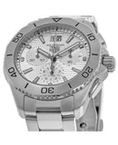 Tag Heuer Aquaracer Professional 200 Date White Dial Silver Steel Strap Watch for Men - CBP1111.BA0627 Authentic Buy Shop Now