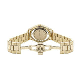 Marc Jacobs Marc Tether Transparent Gold Dial Gold Steel Strap Watch for Women - MBM3413 Authentic Buy Shop Now