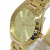 Michael Kors Mini Runway Slim Gold Dial Gold Steel Strap Watch for Women - MK3512 Authentic Buy Shop Now