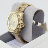 Michael Kors Wren Chronograph Gold Dial Gold Steel Strap Watch For Men - MK8928 Authentic Buy Shop Now