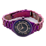 Michael Kors Lauryn Black Dial Purple Steel Strap Watch for Women - MK3724 Authentic Buy Shop Now