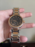 Michael Kors Skylar Black Dial Two Tone Steel Strap Watch for Women - MK5957 Authentic Buy Shop Now