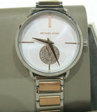 Michael Kors Portia Quartz Silver Dial Two Tone Steel Strap Watch For Women - MK3709 Authentic Buy Shop Now