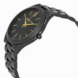 Michael Kors Slim Runway Black Dial Black Stainless Steel Strap Watch for Women - MK3221 Authentic Buy Shop Now