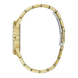 Guess Viva Diamonds Gold Dial Gold Steel Strap Watch for Women - W0111L2 Authentic Buy Shop Now