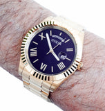 Guess Connoisseur Black Dial Gold Steel Strap Watch for Men - GW0265G3 Authentic Buy Shop Now
