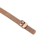 Daniel Wellington Quadro Melrose White Dial Gold Mesh Strap Watch For Women - DW00100431 Authentic Buy Shop Now