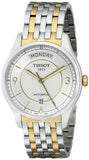 Tissot T Classic T One Automatic Silver Dial Two Tone Steel Strap Watch For Men - T038.430.22.037.00 Authentic Buy Shop Now