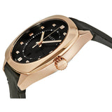 Gucci GG2570 Quartz Black Dial Black Leather Strap Watch For Women - YA142407 Authentic Buy Shop Now