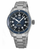 Tag Heuer Autavia Automatic Blue Dial Silver Steel Strap Watch for Men - WBE5116.EB0173 Authentic Buy Shop Now