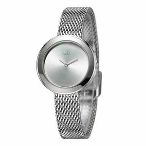 Calvin Klein Firm White Dial Silver Mesh Bracelet Watch for Women - K3N23126 Authentic Buy Shop Now