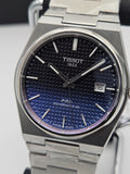 Tissot Powermatic 80 Automatic Gradient Blue Dial Silver Steel Strap Watch for Men - T137.407.11.051.01 Authentic Buy Shop Now