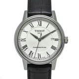 Tissot Carson Powermatic 80 White Dial Black Leather Strap Watch For Men - T085.407.16.013.00 Authentic Buy Shop Now