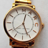 Marc Jacobs Roxy White Dial Rose Gold Steel Strap Watch for Women - MJ3523 Authentic Buy Shop Now
