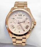 Fossil Cecile Rose Gold Dial Rose Gold Steel Strap Watch for Women - AM4511 Authentic Buy Shop Now