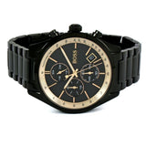 Hugo Boss Grand Prix Black Dial Black Steel Strap Watch for Men - 1513578 Authentic Buy Shop Now