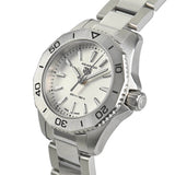 Tag Heuer Aquaracer Professional 200 Quartz White Dial Silver Steel Strap Watch for Women - WBP1411.BA0622 Authentic Buy Shop Now