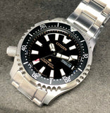 Citizen Promaster 200M Diver Fugu Asian Limited Edition Black Dial Silver Steel Strap Watch For Men - NY0090-86E Authentic Buy Shop Now