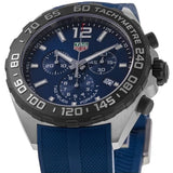 Tag Heuer Formula 1 Chronograph Blue Dial Blue Rubber Strap Watch for Men - CAZ101AV.FT8077 Authentic Buy Shop Now