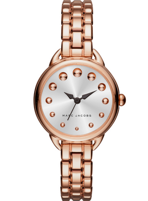 Marc Jacobs Betty White Dial Rose Gold Steel Strap Watch for Women - MJ3496 Authentic Buy Shop Now