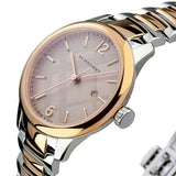 Burberry The Classic Rose Gold Dial Two Tone Steel Strap Watch for Women - BU10117 Authentic Buy Shop Now