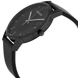 Calvin Klein City Quartz Black Dial Black Leather Strap Watch for Men - K2G2G4C1 Authentic Buy Shop Now