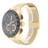 Maserati Traguardo 45mm Quartz Gold Black Dial Watch For Men - R8873612010 Authentic Buy Shop Now