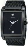 Guess Diamonds Black Dial Black Mesh Strap Watch for Men - W0298G1 Authentic Buy Shop Now