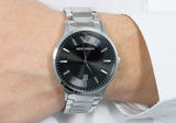 Emporio Armani Sportivo Black Dial Silver Stainless Steel Watch For Men - AR2457 Authentic Buy Shop Now