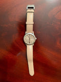 Burberry The City Beige Dial Beige Leather Strap Watch for Women - BU9107 Authentic Buy Shop Now