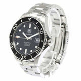 Tag Heuer Aquaracer Automatic Caliber 5 Black Dial Silver Steel Strap Watch for Men - WAN2110.BA0822 Authentic Buy Shop Now