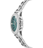 Versace Greca Action Chronograph Quartz Green Dial Silver Steel Strap Watch for Men - VE3J00422 Authentic Buy Shop Now