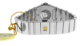 Omega Constellation Quartz Diamonds Silver Dial Silver Steel Strap Watch for Women - 123.15.27.60.55.004 Authentic Buy Shop Now