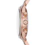Michael Kors Brinkley Rose Gold Dial Rose Gold Steel Strap Watch for Women - MK6204 Authentic Buy Shop Now