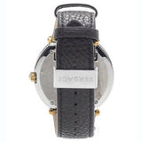 Versace V Metal Icon Quartz Silver Dial Brown Leather Strap Watch For Men - VQL010015 Authentic Buy Shop Now