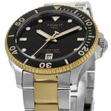 Tissot Seastar 1000 Black Dial Two Tone Steel Strap Watch For Men - T120.410.22.051.00 Authentic Buy Shop Now