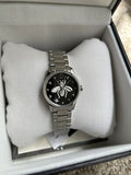 Gucci G Timeless Quartz Diamonds Black Dial Silver Steel Strap Watch For Women - YA1265024 Authentic Buy Shop Now