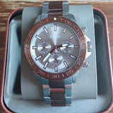 Fossil Bannon Multifunction Brown Dial Two Tone Steel Strap Watch for Men - BQ2502 Authentic Buy Shop Now